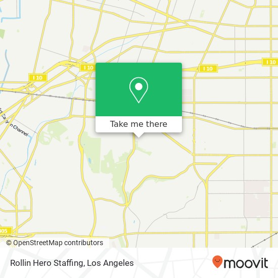 Rollin Hero Staffing map