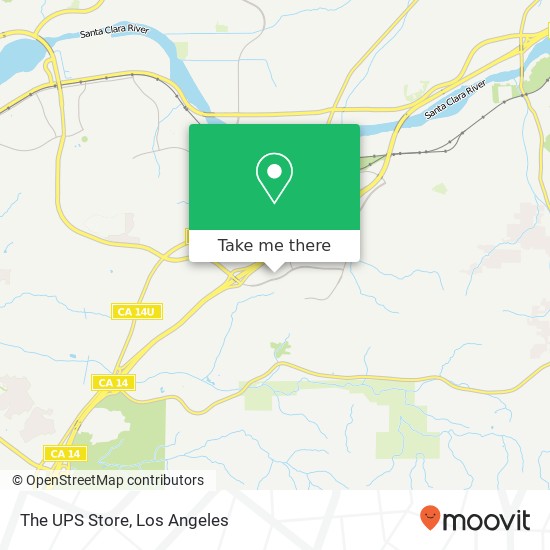 Mapa de The UPS Store