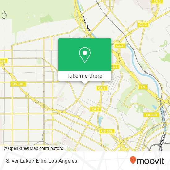 Mapa de Silver Lake / Effie