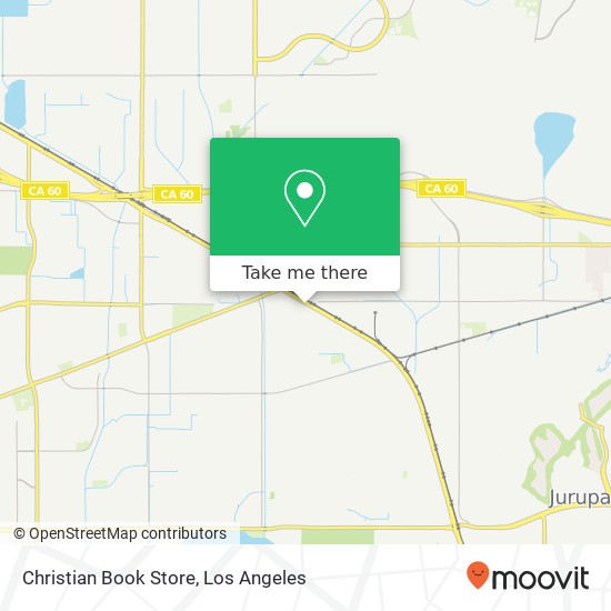 Mapa de Christian Book Store