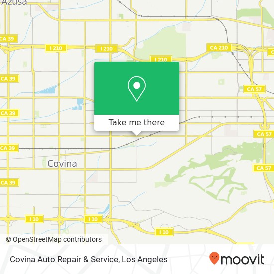 Covina Auto Repair & Service map