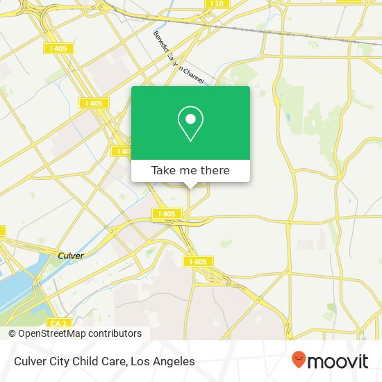 Culver City Child Care map