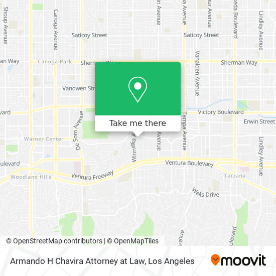 Mapa de Armando H Chavira Attorney at Law