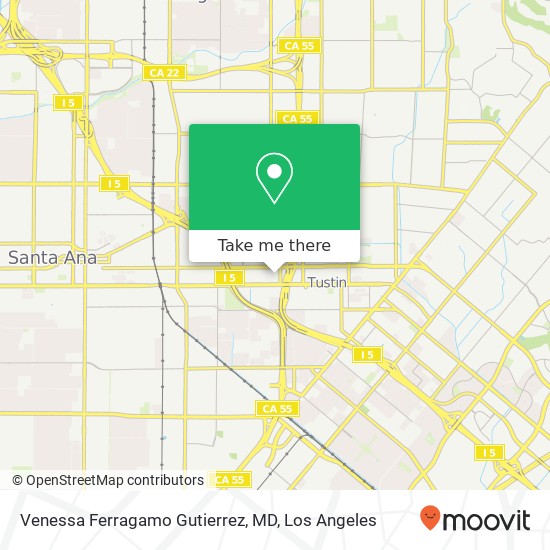 Venessa Ferragamo Gutierrez, MD map
