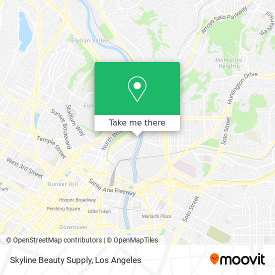 Skyline Beauty Supply map