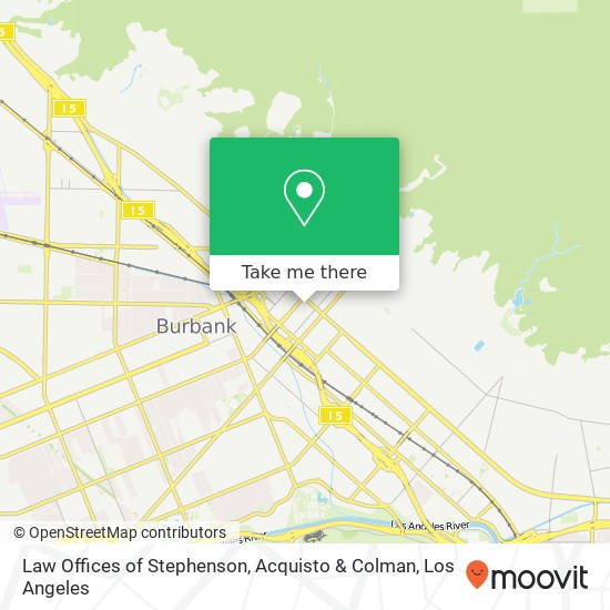 Mapa de Law Offices of Stephenson, Acquisto & Colman