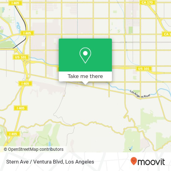 Stern Ave / Ventura Blvd map