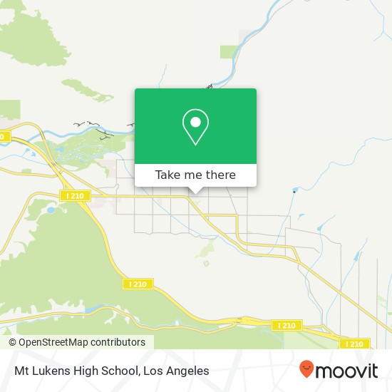 Mt Lukens High School map