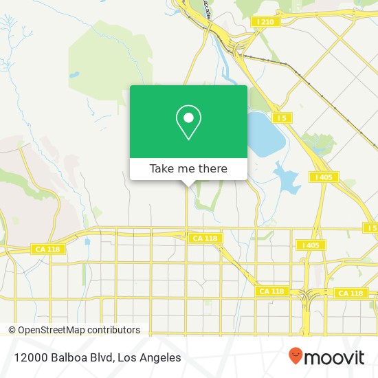 12000 Balboa Blvd map