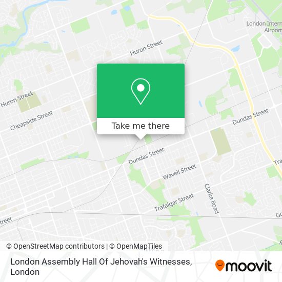London Assembly Hall Of Jehovah's Witnesses plan
