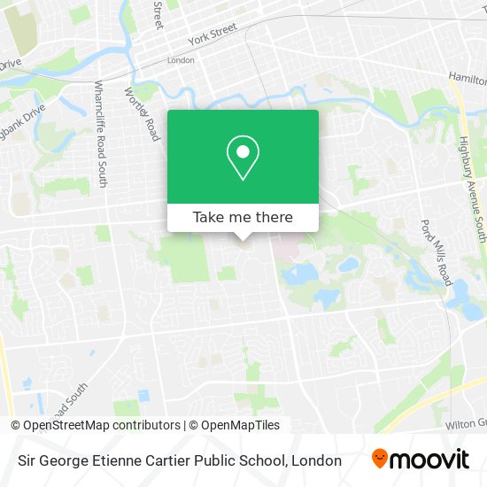 Sir George Etienne Cartier Public School plan