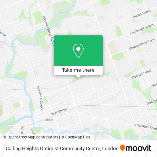 Carling Heights Optimist Community Centre map