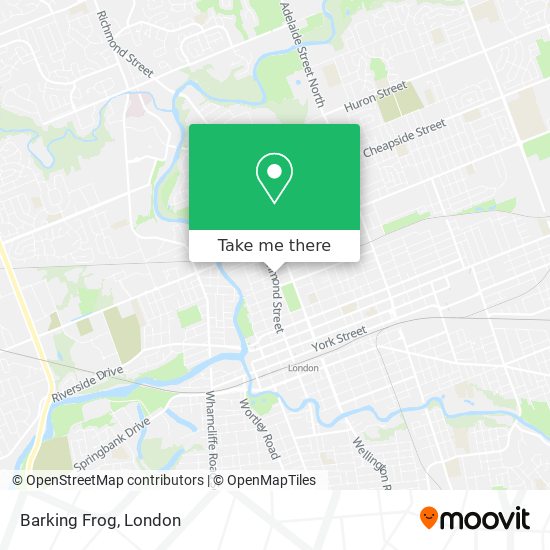 Barking Frog map