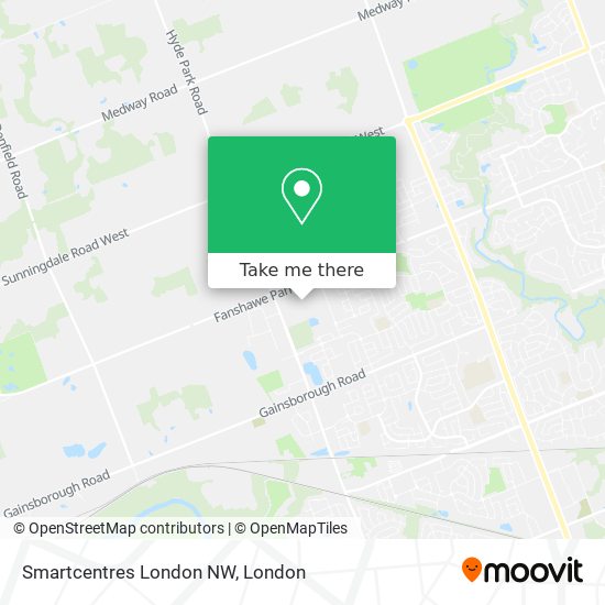 Smartcentres London NW plan