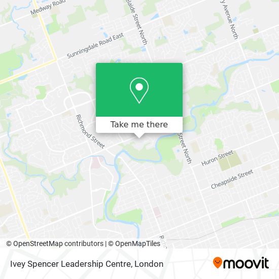 Ivey Spencer Leadership Centre map