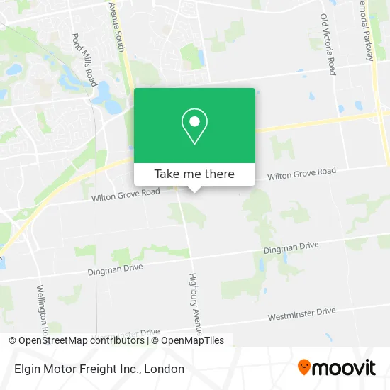 Elgin Motor Freight Inc. map