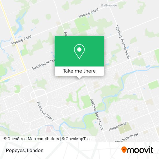 Popeyes map