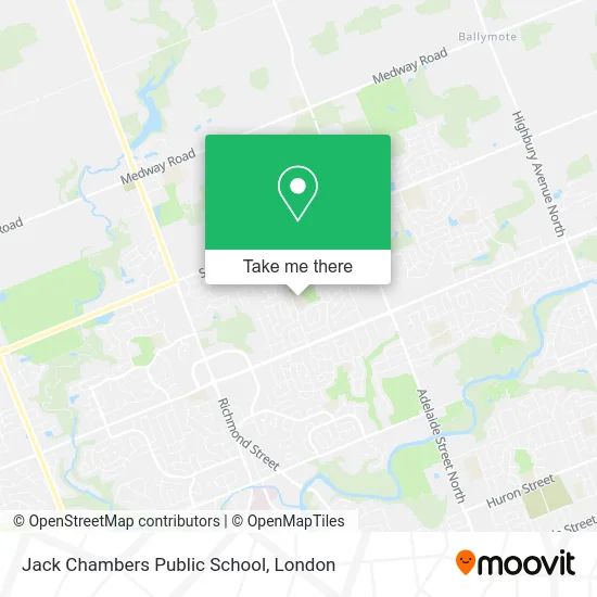 Jack Chambers Public School map