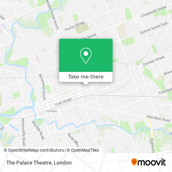 The Palace Theatre map