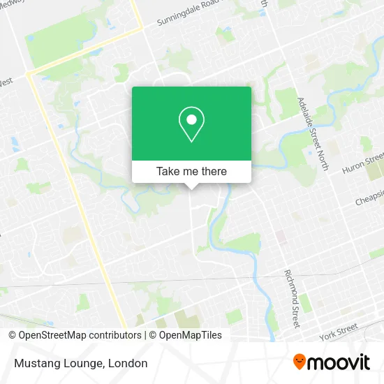 Mustang Lounge map