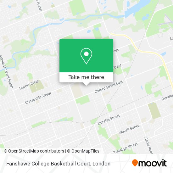 Fanshawe College Basketball Court plan