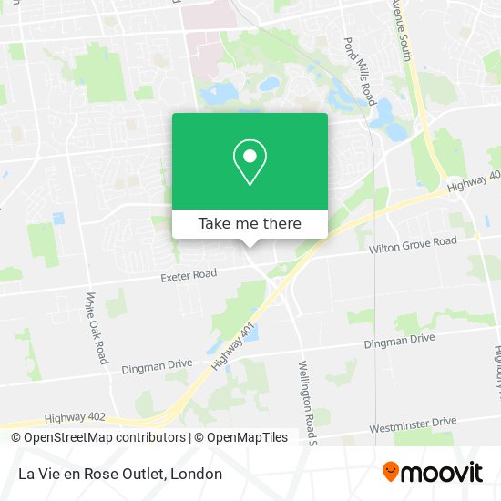 La Vie en Rose Outlet map