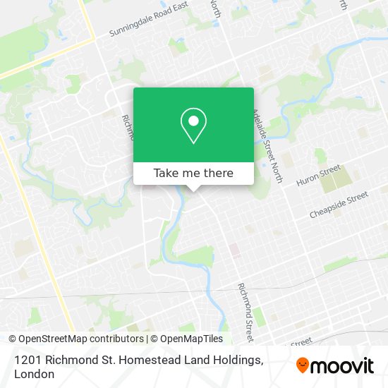 1201 Richmond St. Homestead Land Holdings map