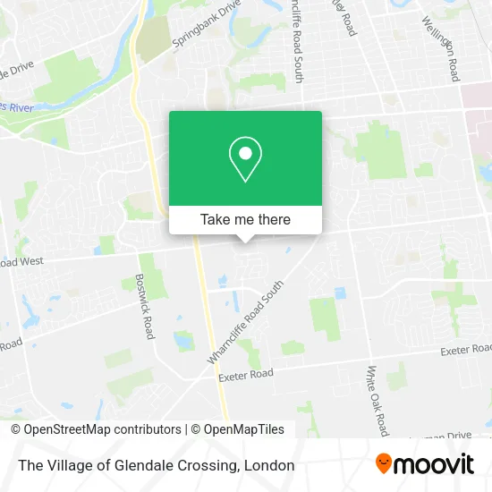 The Village of Glendale Crossing map