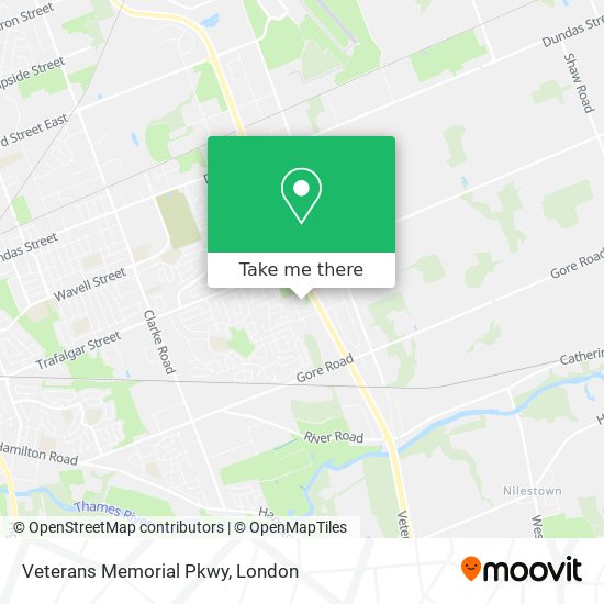 Veterans Memorial Pkwy map