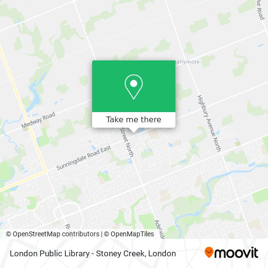 London Public Library - Stoney Creek map