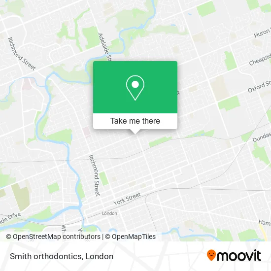 Smith orthodontics map