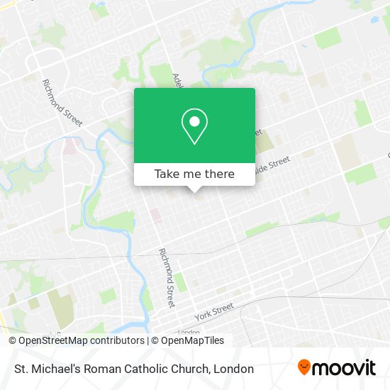 St. Michael's Roman Catholic Church map