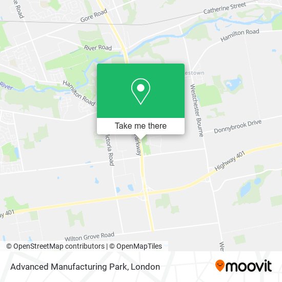 Advanced Manufacturing Park map