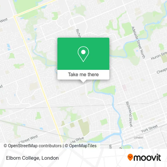 Elborn College map