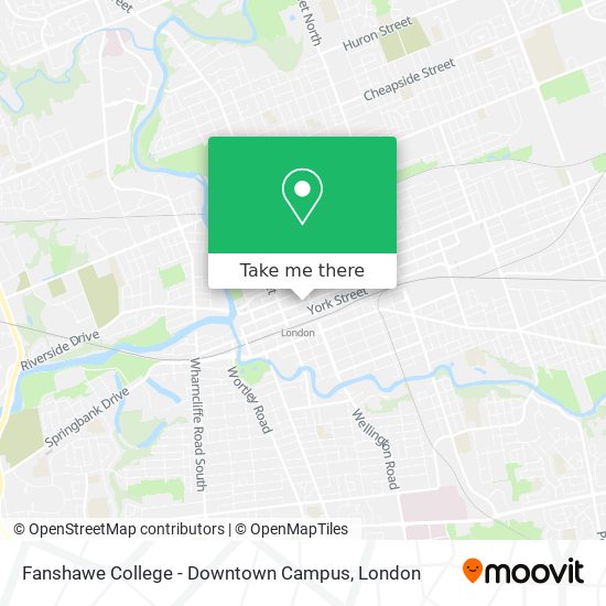 Fanshawe College - Downtown Campus map
