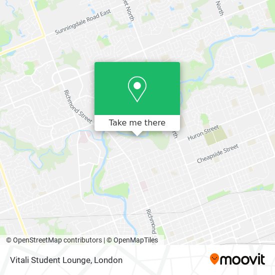 Vitali Student Lounge plan
