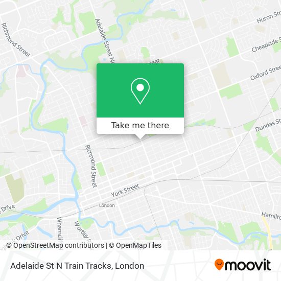 Adelaide St N Train Tracks plan