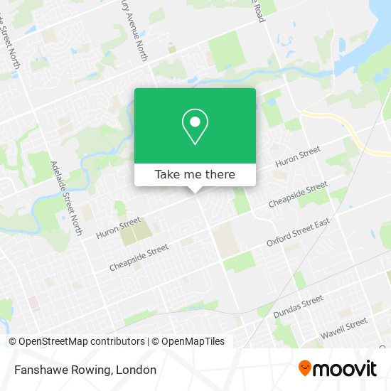 Fanshawe Rowing map