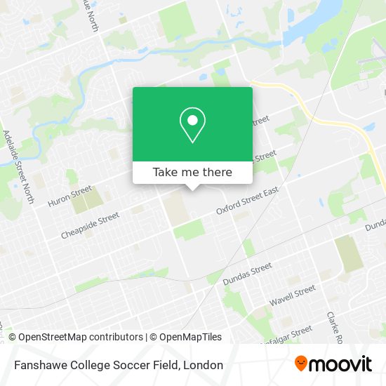 Fanshawe College Soccer Field map