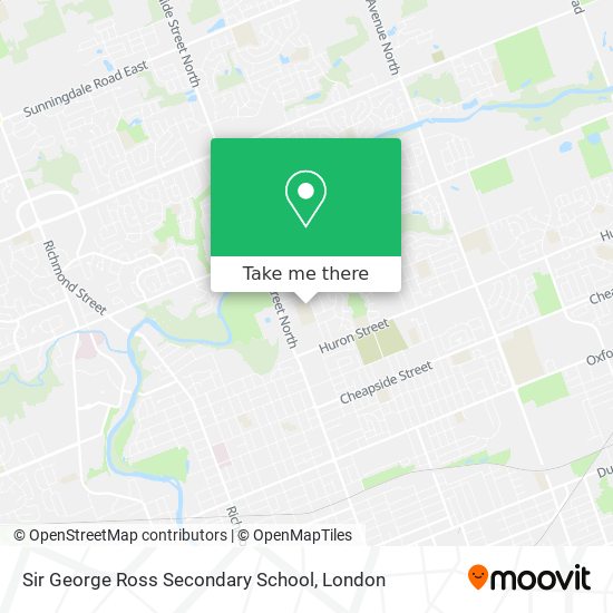 Sir George Ross Secondary School plan