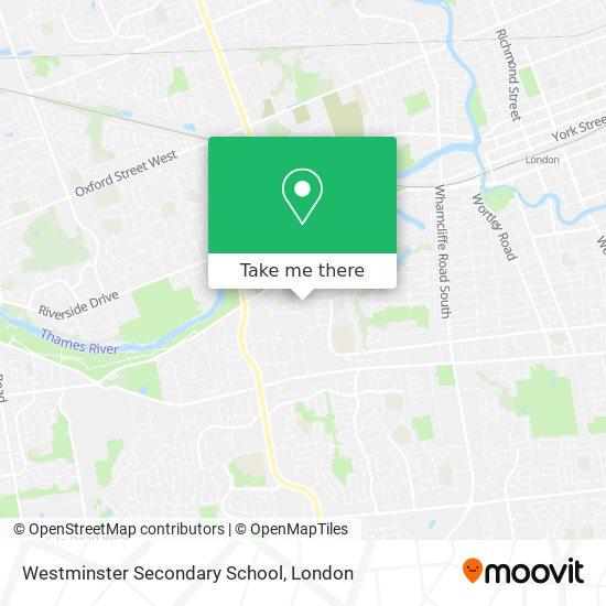 Westminster Secondary School map