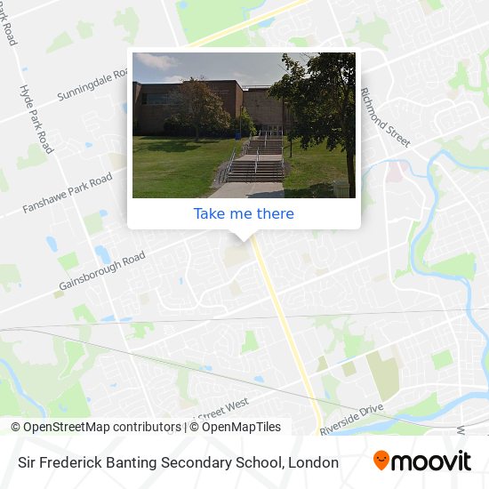 Sir Frederick Banting Secondary School map