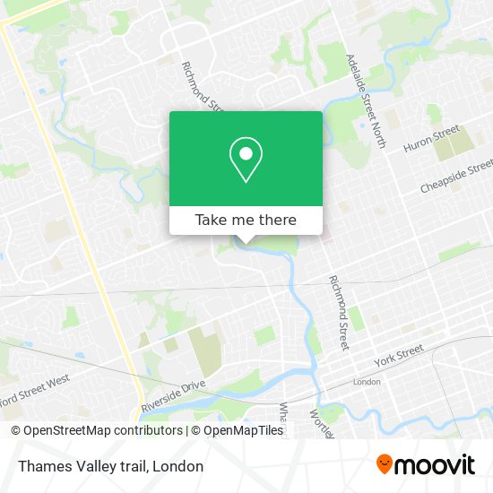 Thames Valley trail map