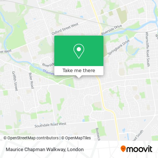 Maurice Chapman Walkway map