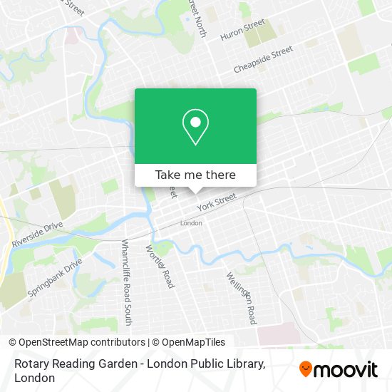 Rotary Reading Garden - London Public Library map