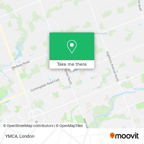 YMCA map