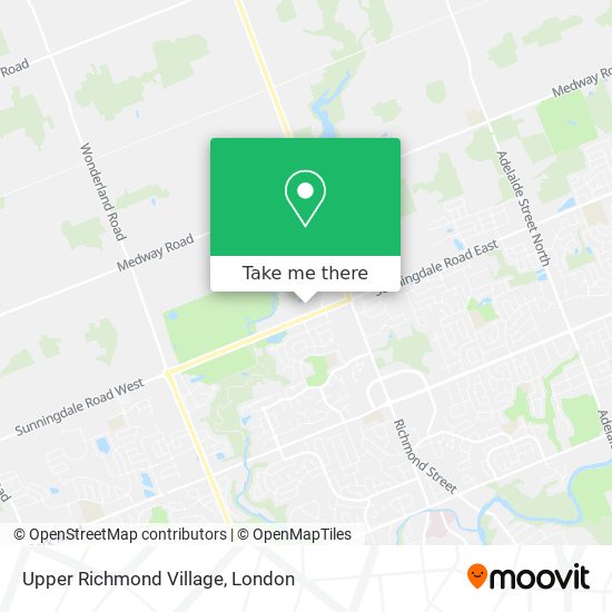 Upper Richmond Village map