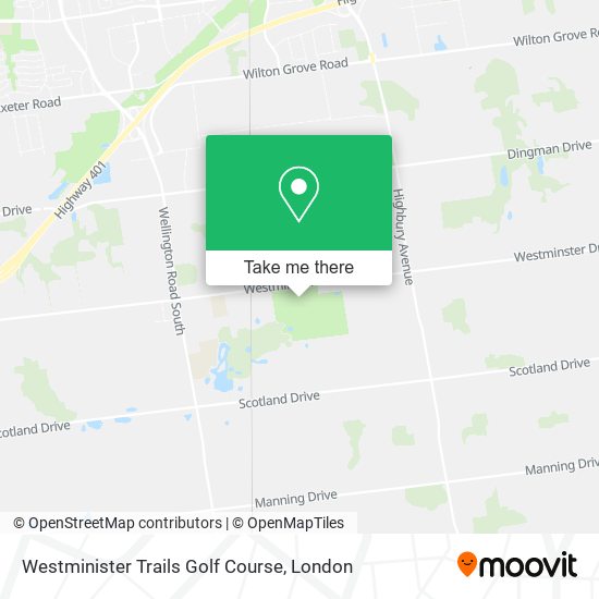 Westminister Trails Golf Course plan