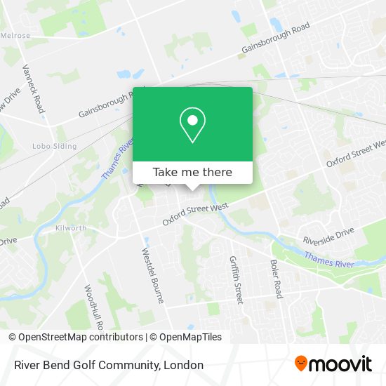 River Bend Golf Community plan