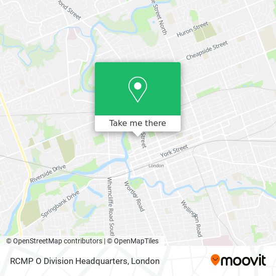 RCMP O Division Headquarters plan